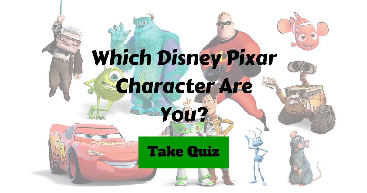 Which Disney Pixar Character Are You?