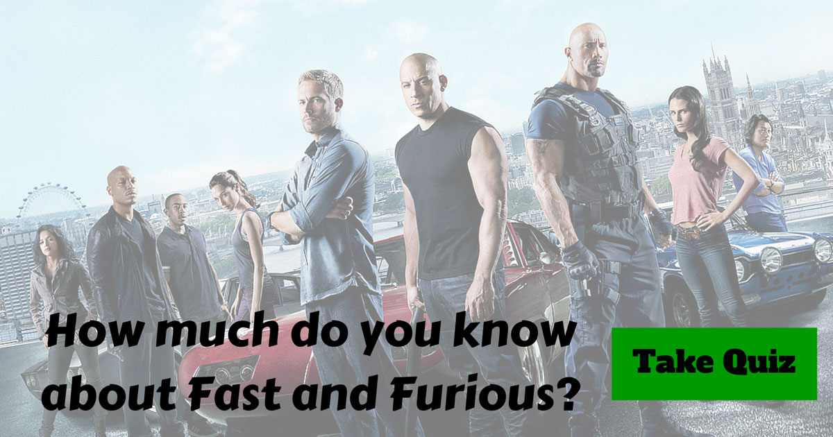 Fast and Furious Trivia