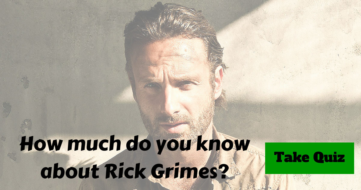 The Walking Dead Rick Grimes Trivia