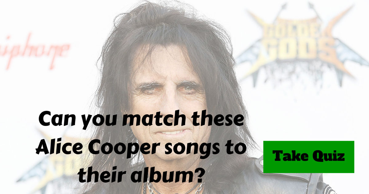 Alice Cooper Songs Trivia