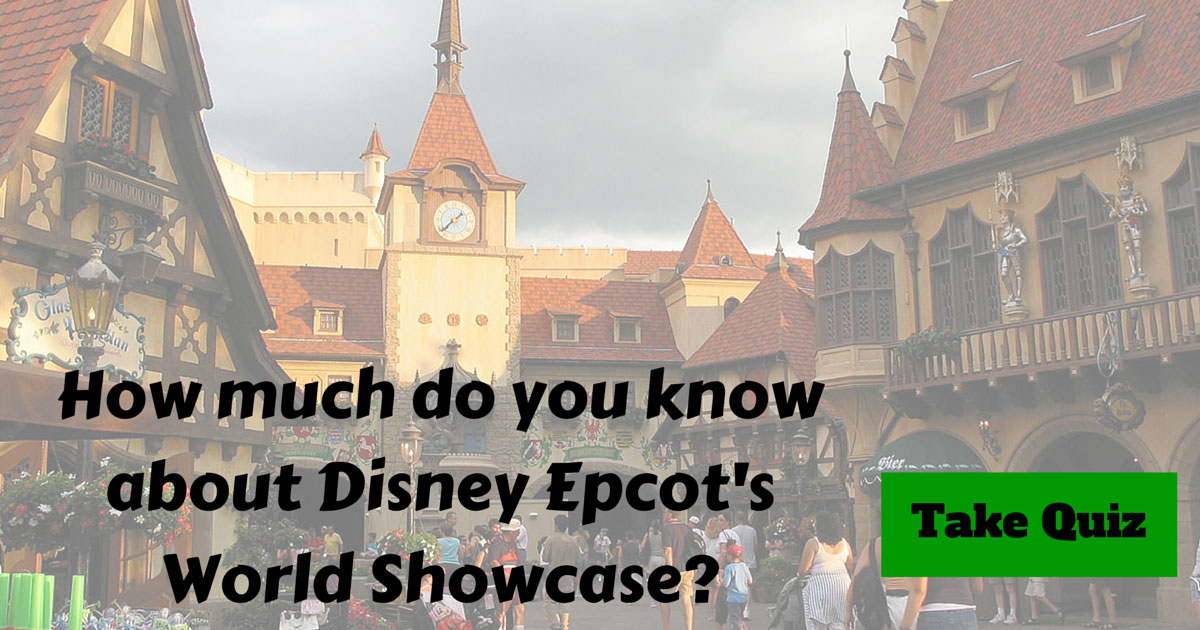 Disney Epcot World Showcase Trivia