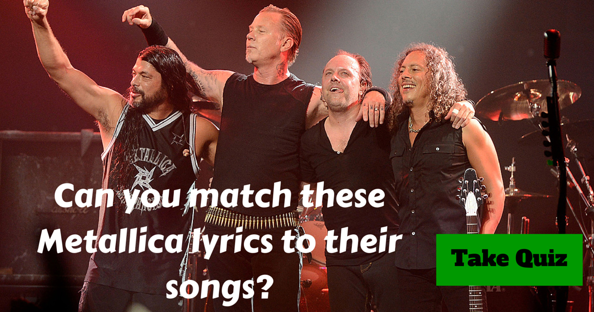 Metallica Lyrics Trivia