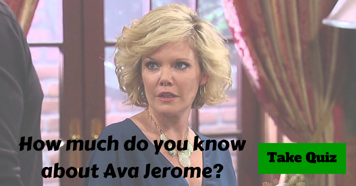 General Hospital Ava Jerome Trivia