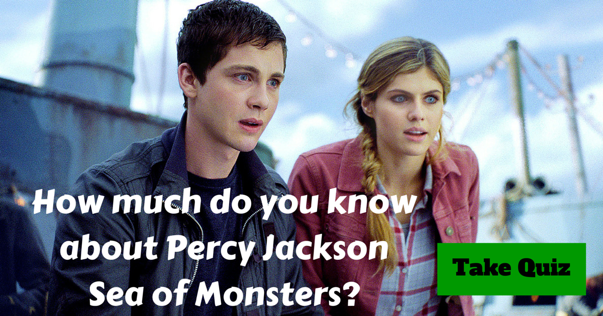 Percy Jackson Sea of Monsters Trivia