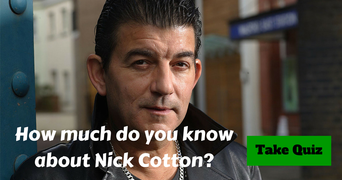 Eastenders Nick Cotton Trivia