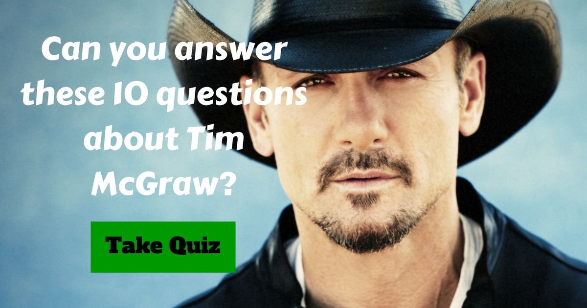 Tim McGraw Trivia