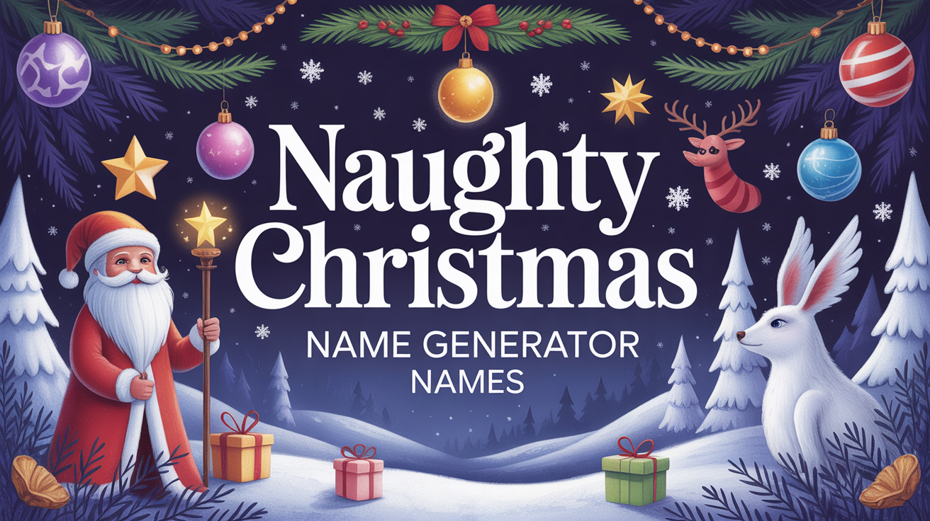 Naughty Christmas Name Generator