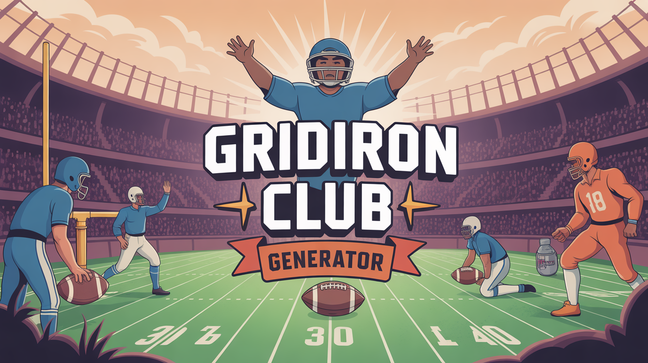 Gridiron Club Name Generator