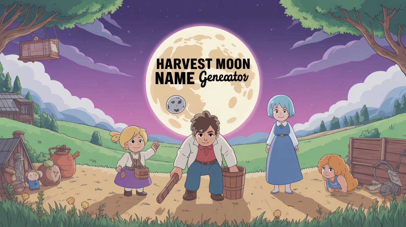 Harvest Moon Name Generator