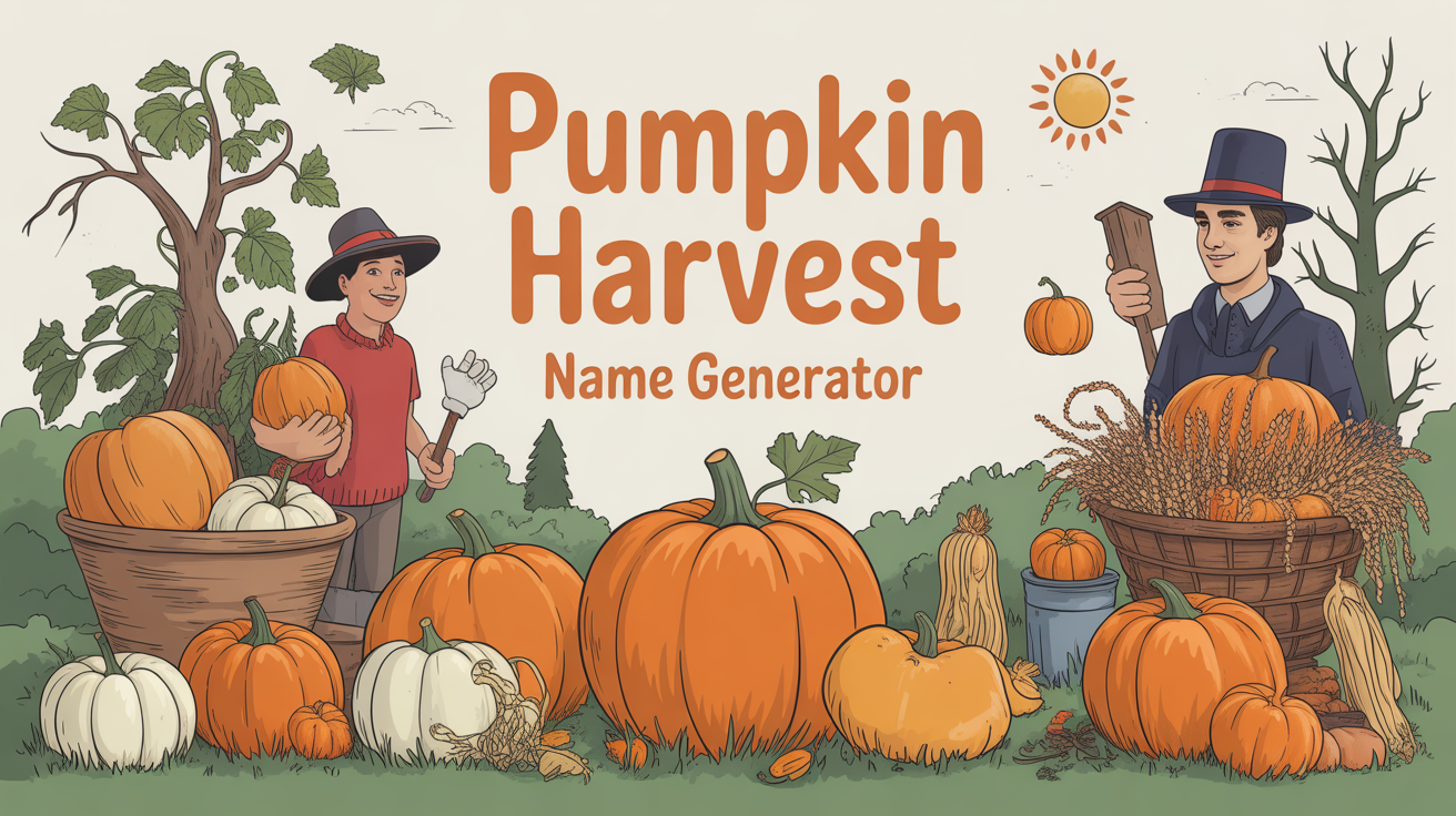 Pumpkin Harvest Name Generator