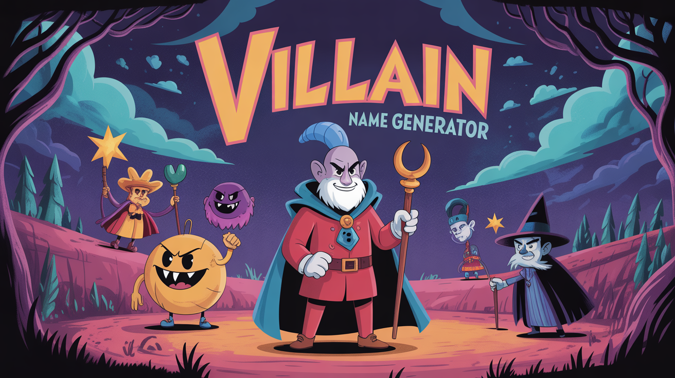 Cartoon Villain Name Generator