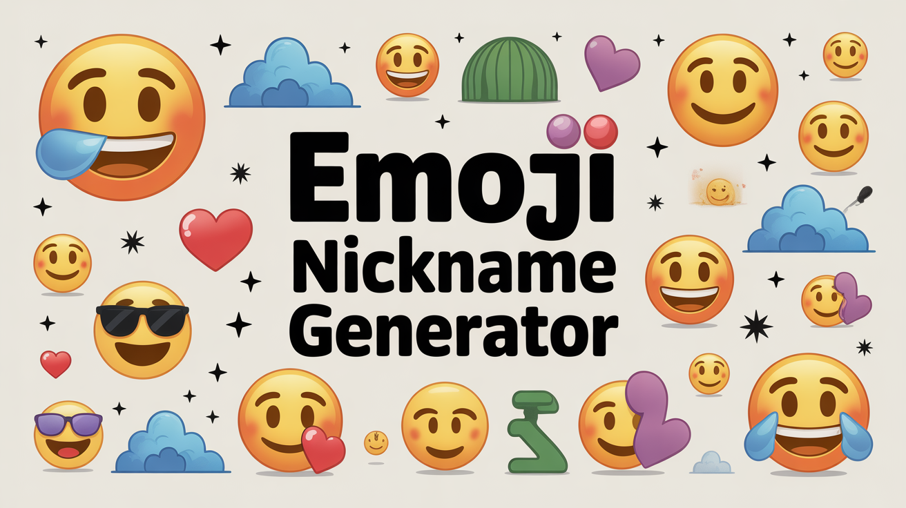 Emoji Nickname Generator