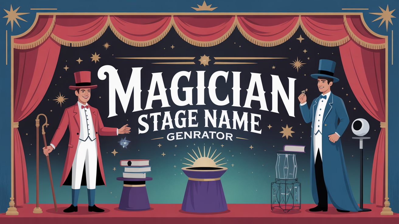 Magician Stage Name Generator