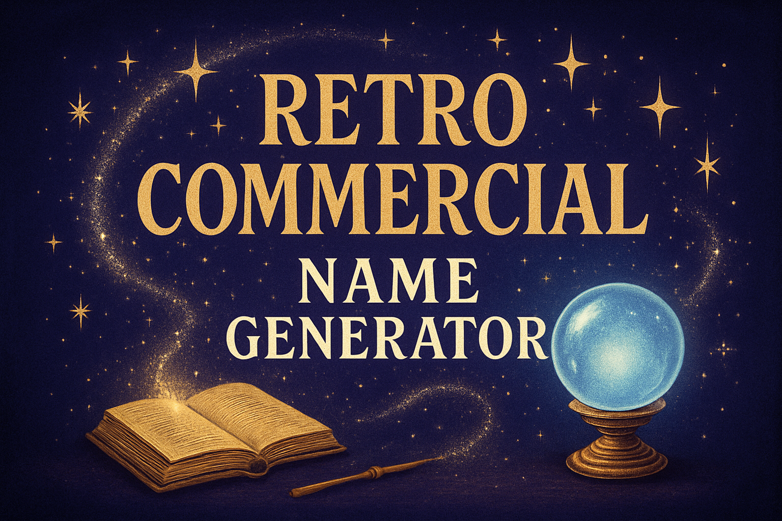 Retro Commercial Name Generator
