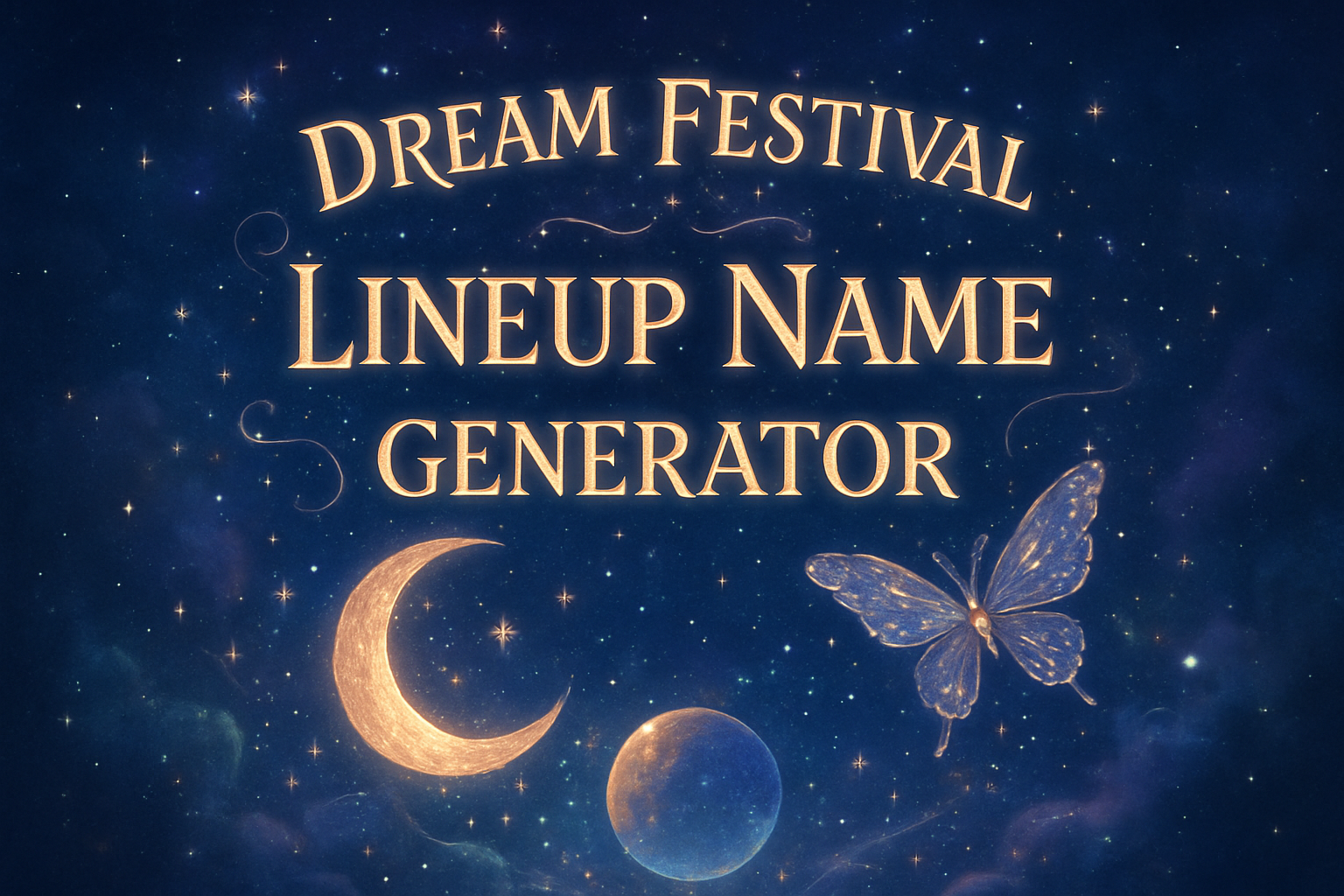 Dream Festival Lineup Name Generator