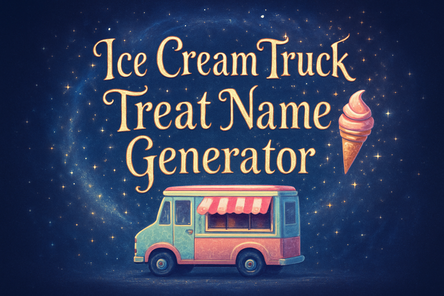 Ice Cream Truck Treat Name Generator