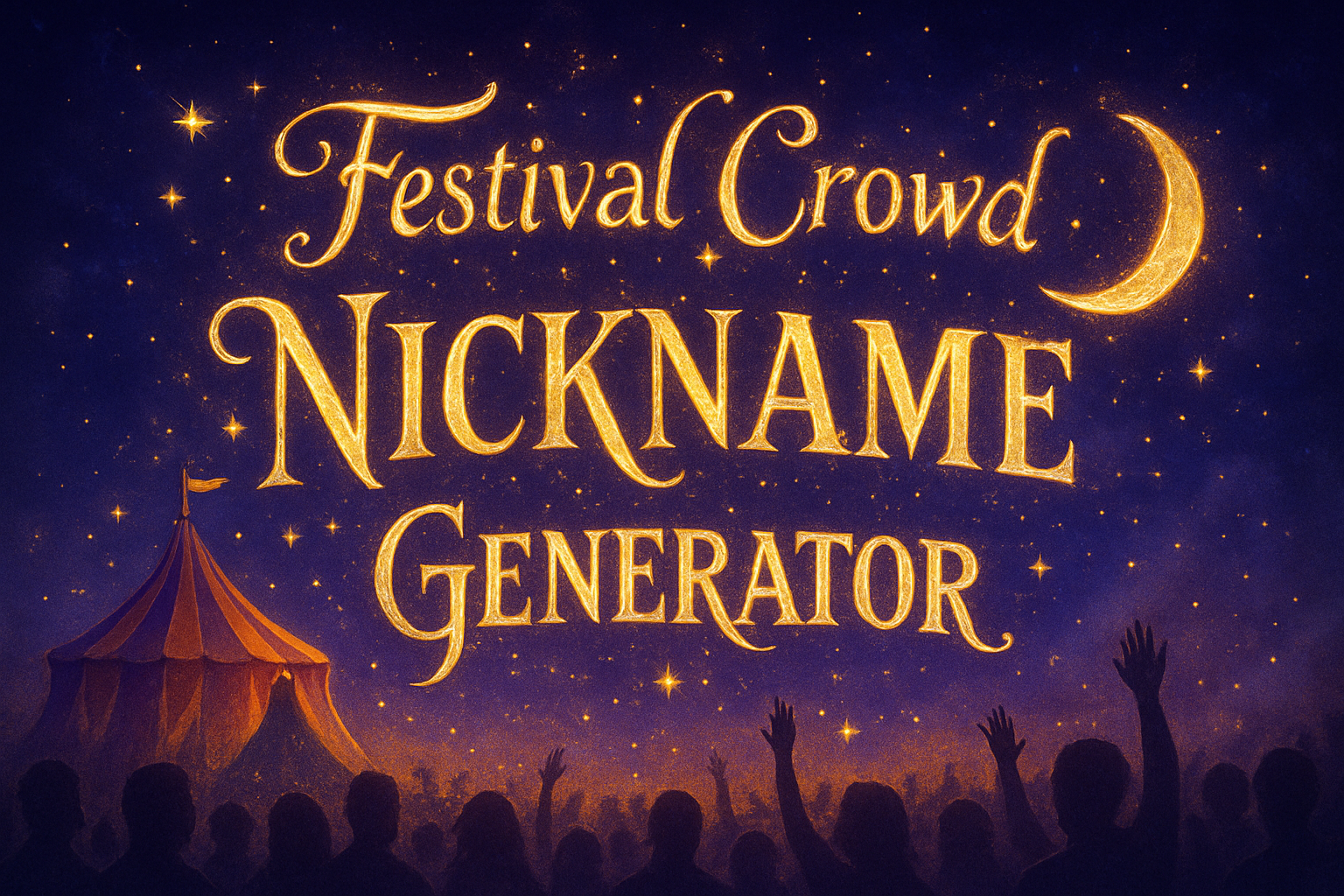 Festival Crowd Nickname Generator
