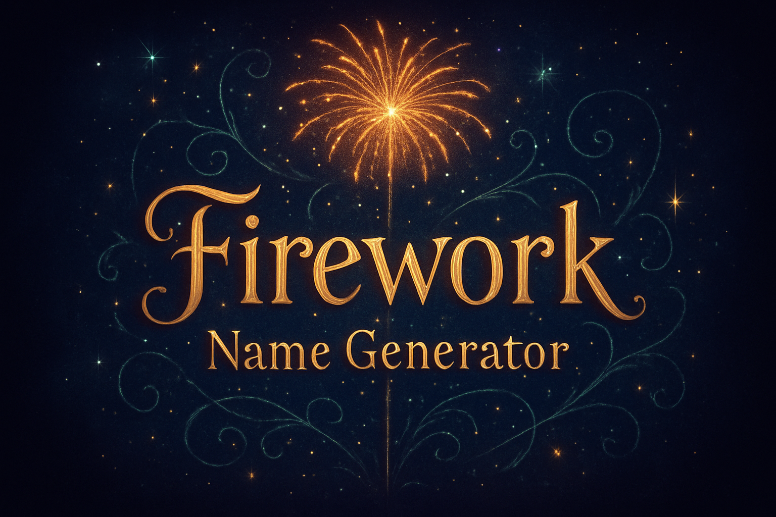 Firework Name Generator