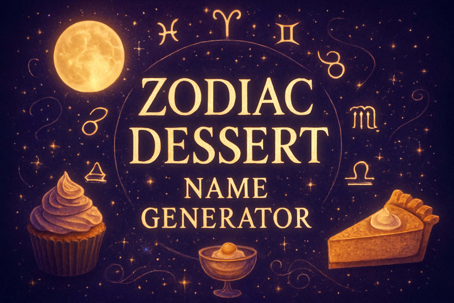 Zodiac Dessert Name Generator