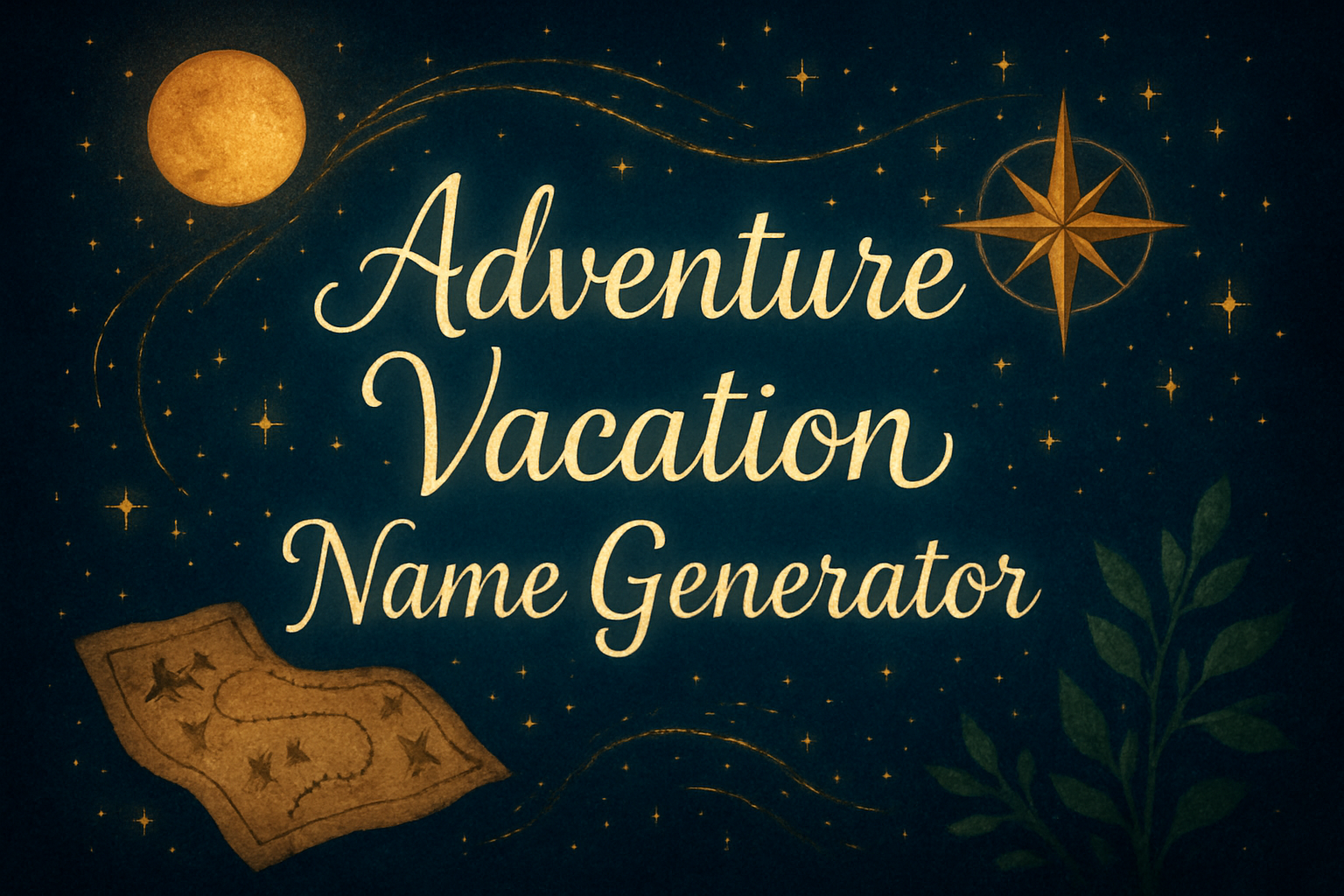 Adventure Vacation Name Generator