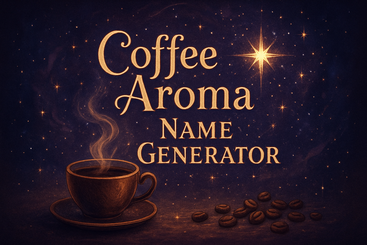 Coffee Aroma Name Generator