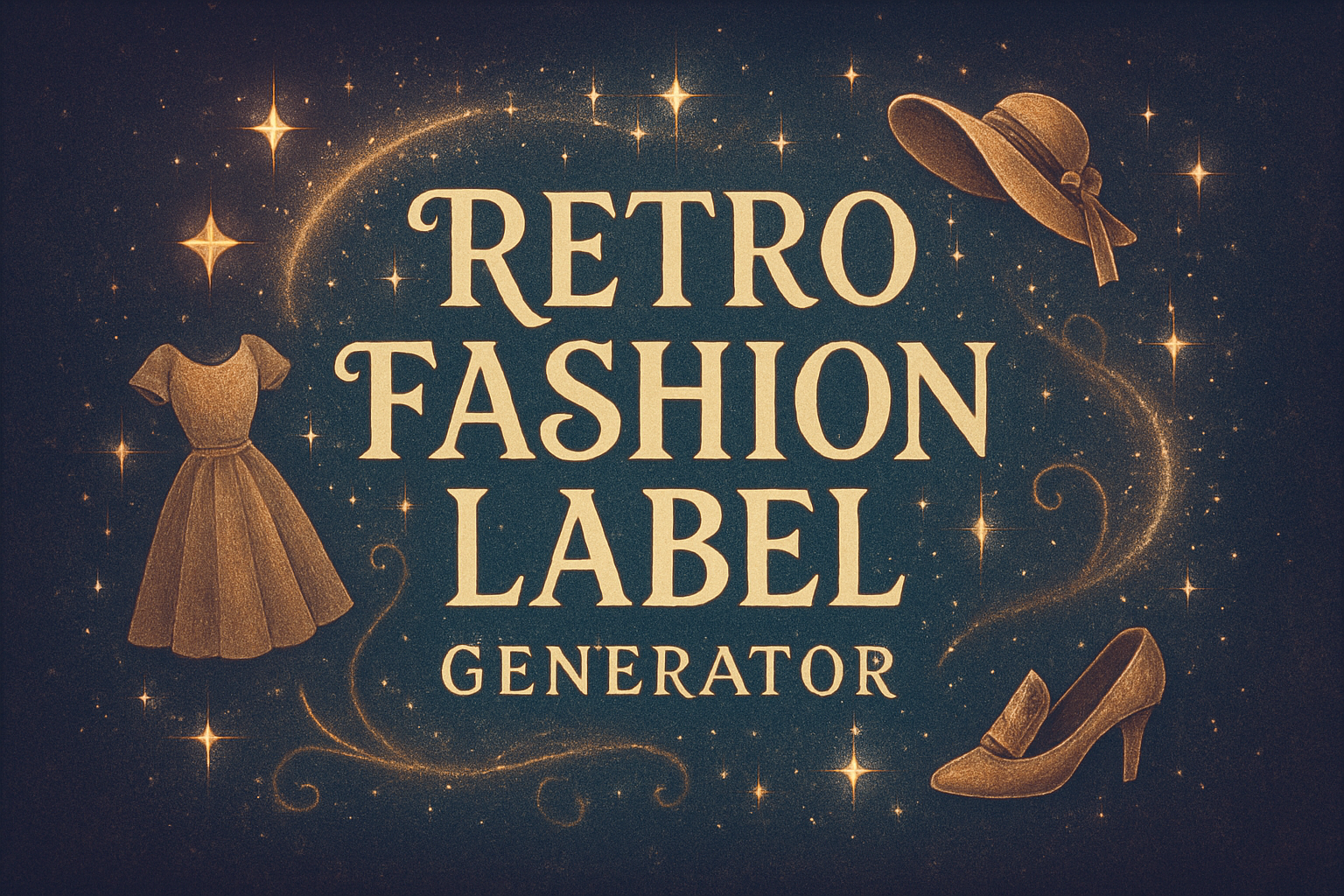 Retro Fashion Label Generator