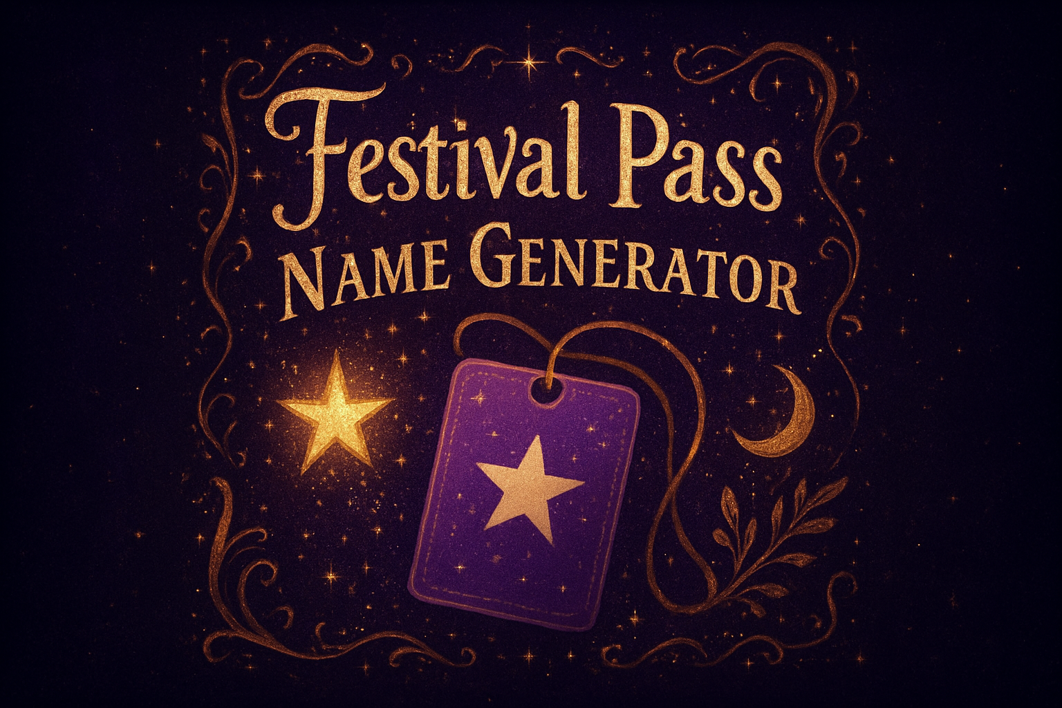 Festival Pass Name Generator