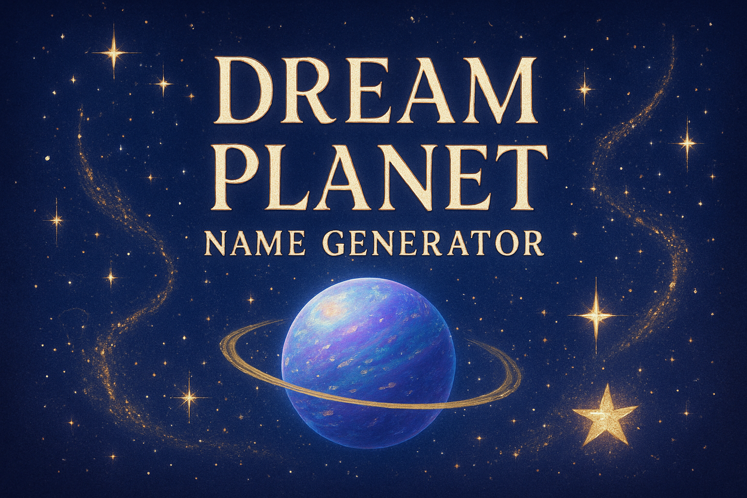 Dream Planet Name Generator