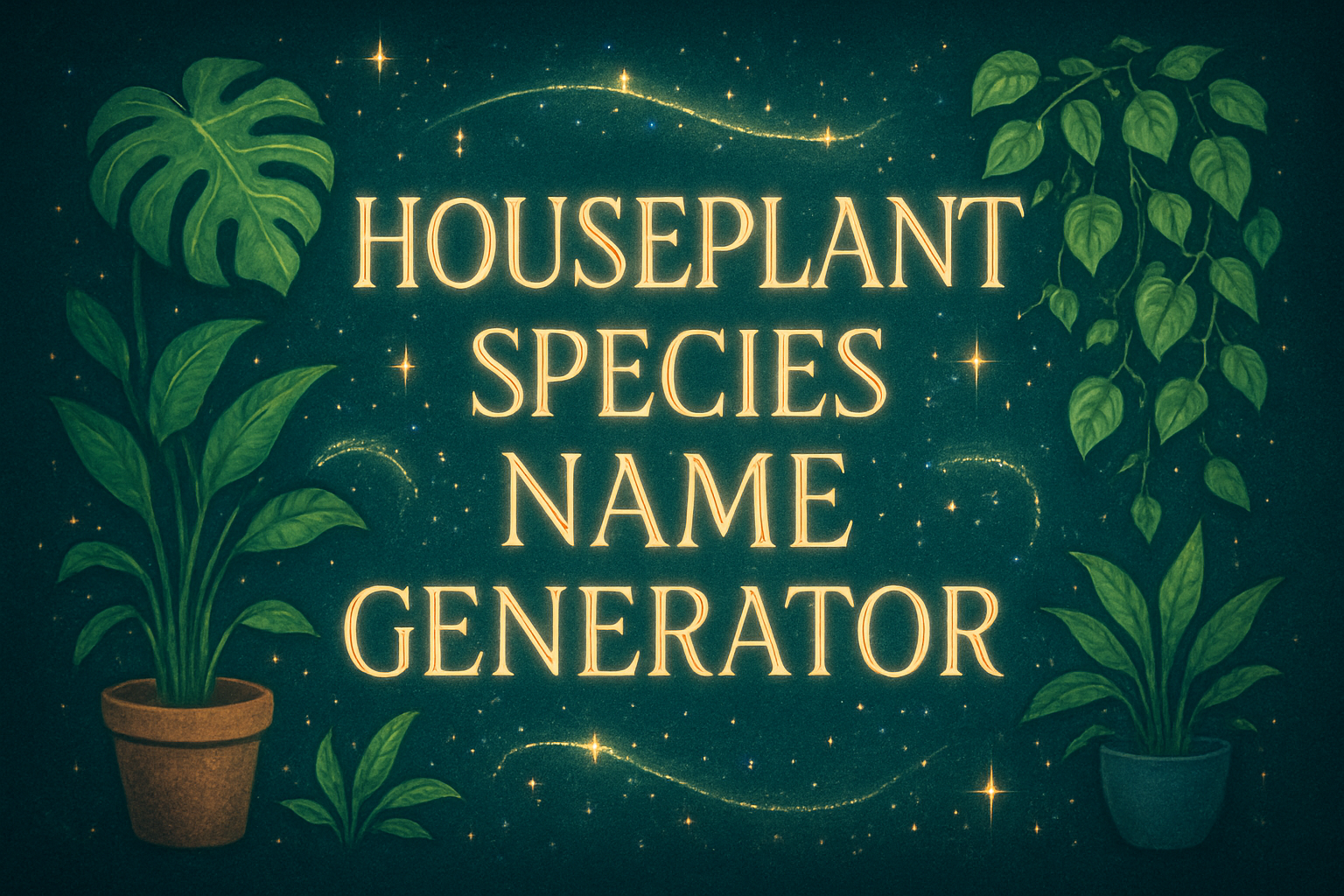 Houseplant Species Name Generator