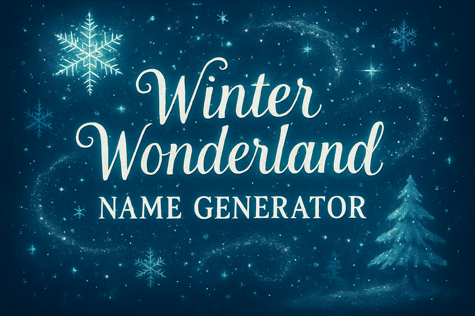 Winter Wonderland Name Generator