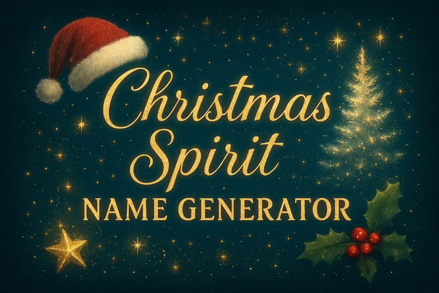 Christmas Spirit Name Generator