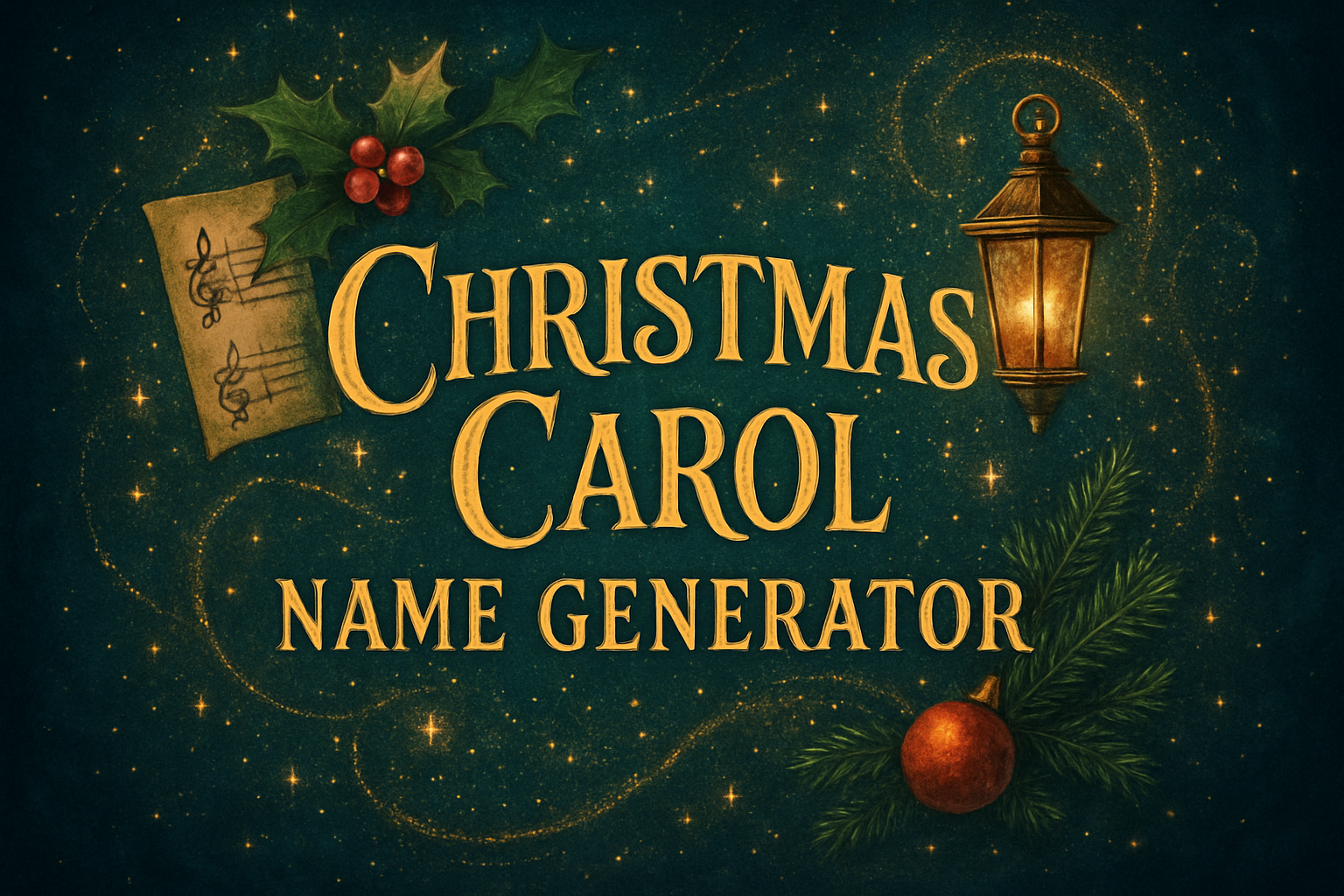 Christmas Carol Name Generator