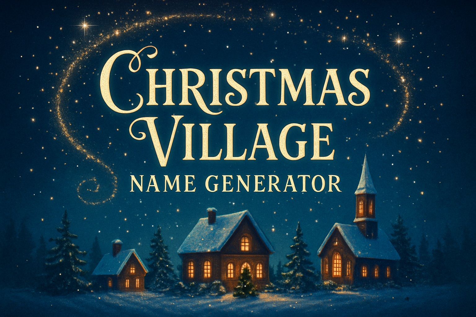 Christmas Village Name Generator