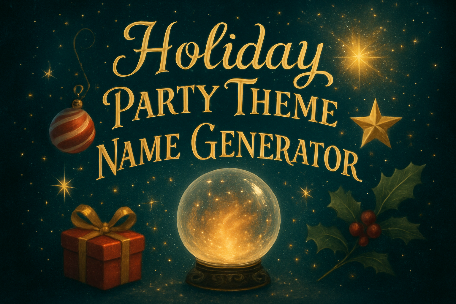 Holiday Party Theme Name Generator