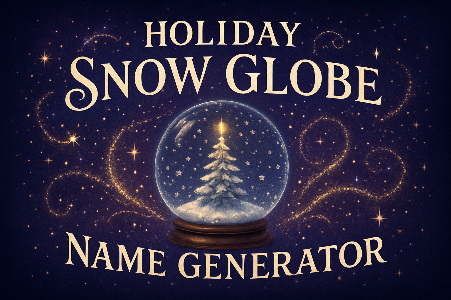 Holiday Snow Globe Name Generator