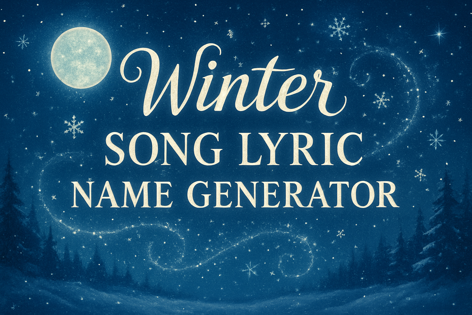 Winter Song Lyric Name Generator