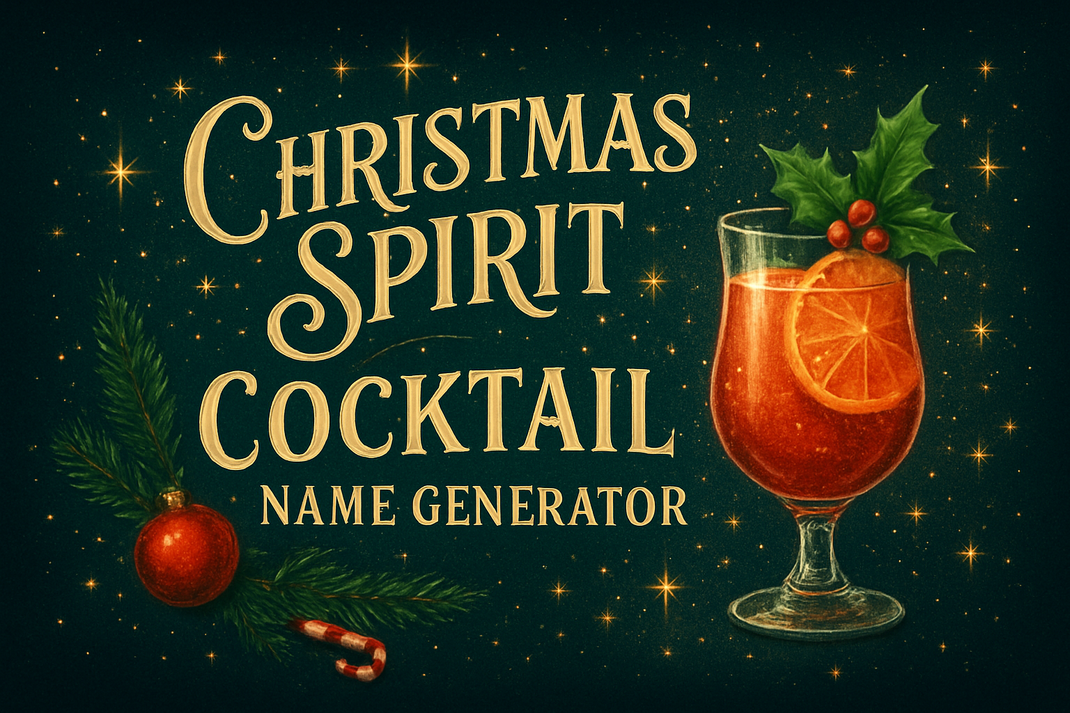 Christmas Spirit Cocktail Name Generator