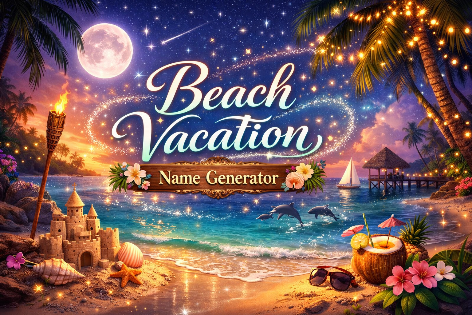 Beach Vacation Name Generator