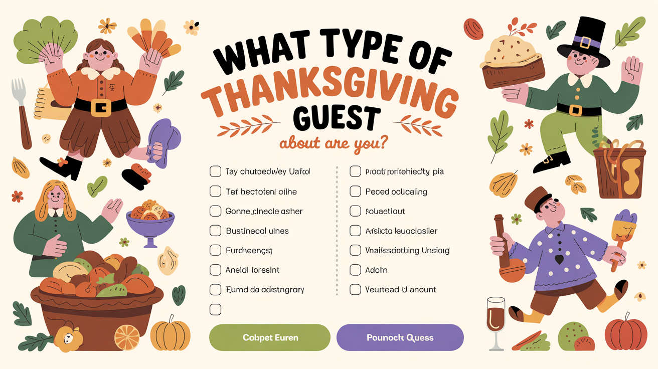 Which Type of Thanksgiving Guest Are You?