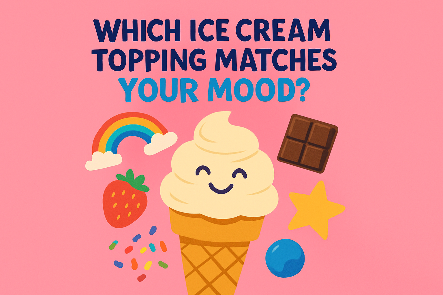 Which Ice Cream Topping Matches Your Mood?