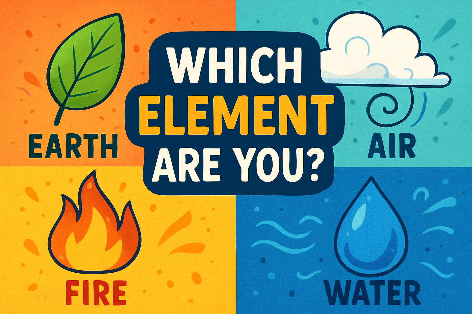 Which Element (Earth, Air, Fire, Water) Are You?
