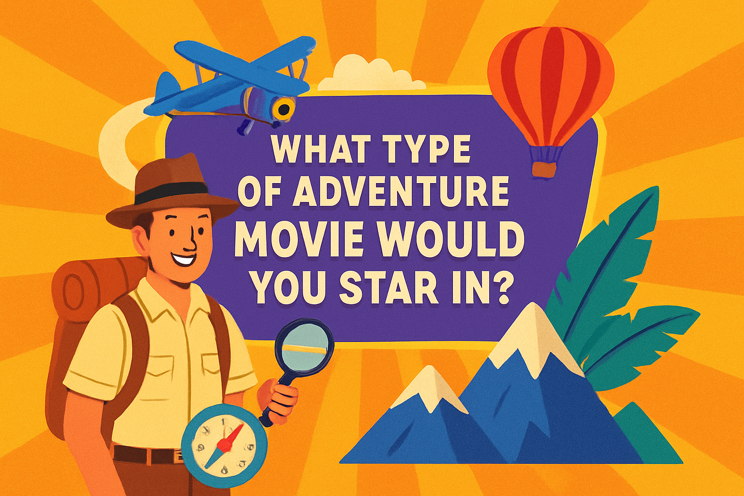 Which Type of Adventure Movie Would You Star In?