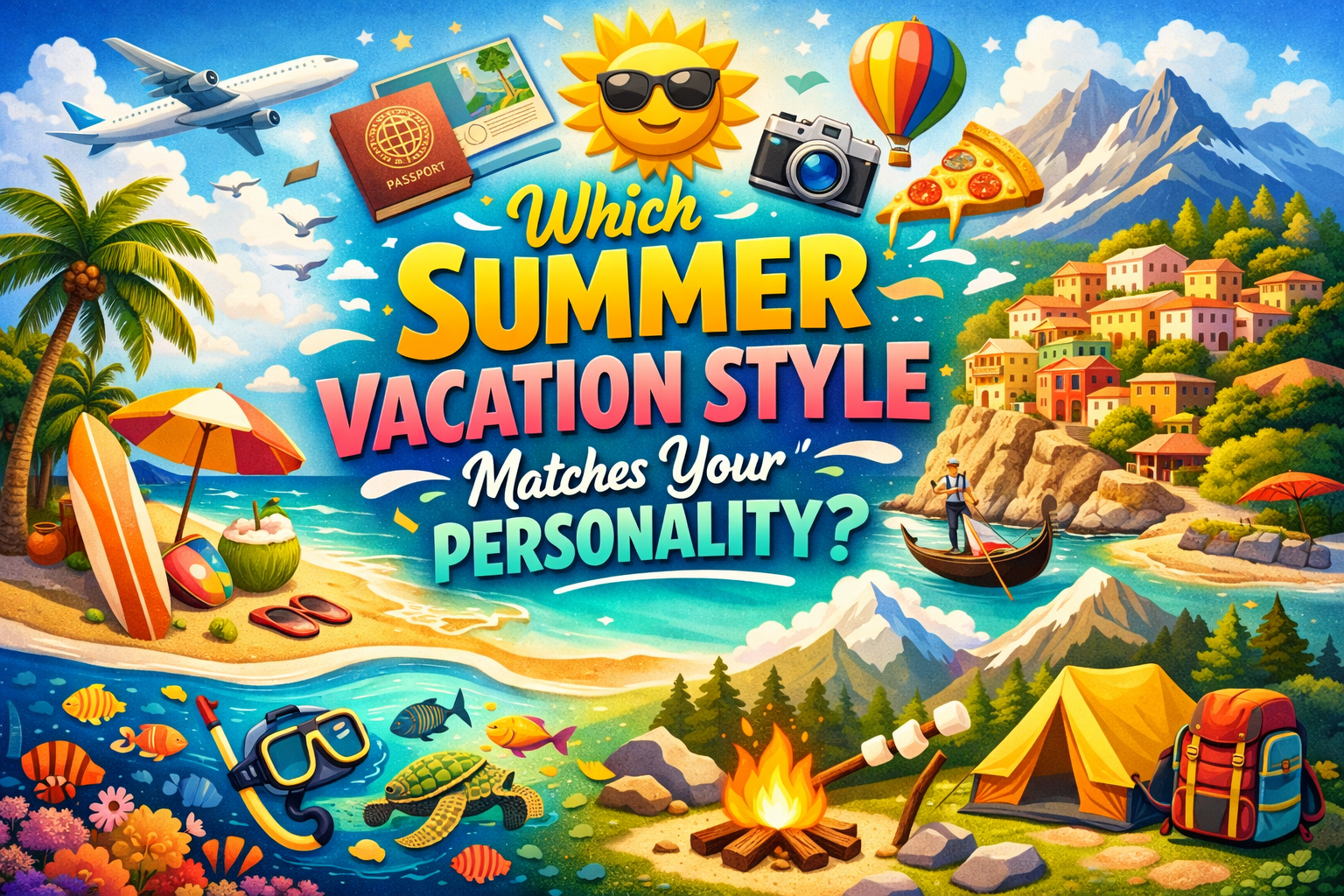 Which Summer Vacation Style Matches Your Personality Are You?