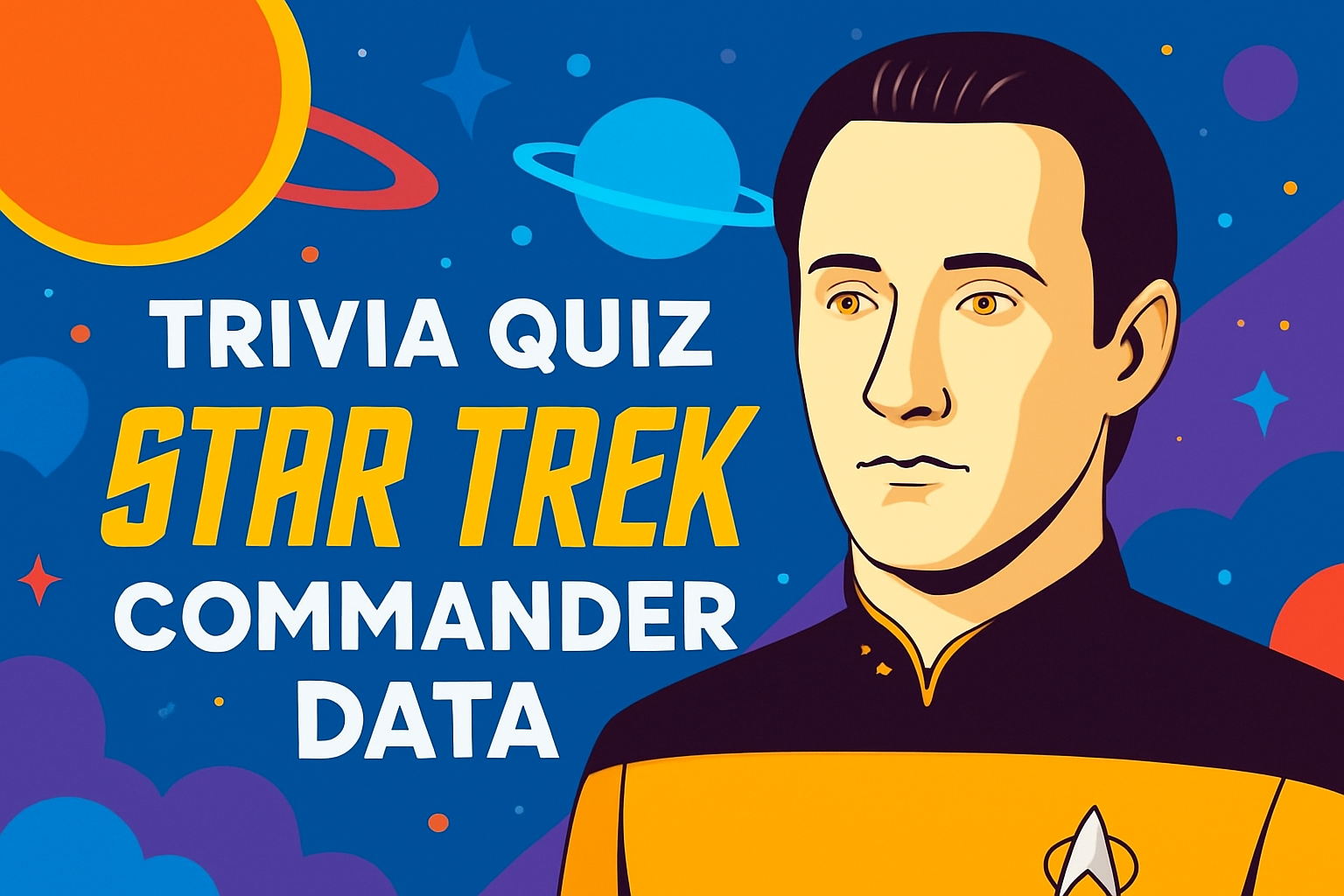Star Trek Commander Data Trivia