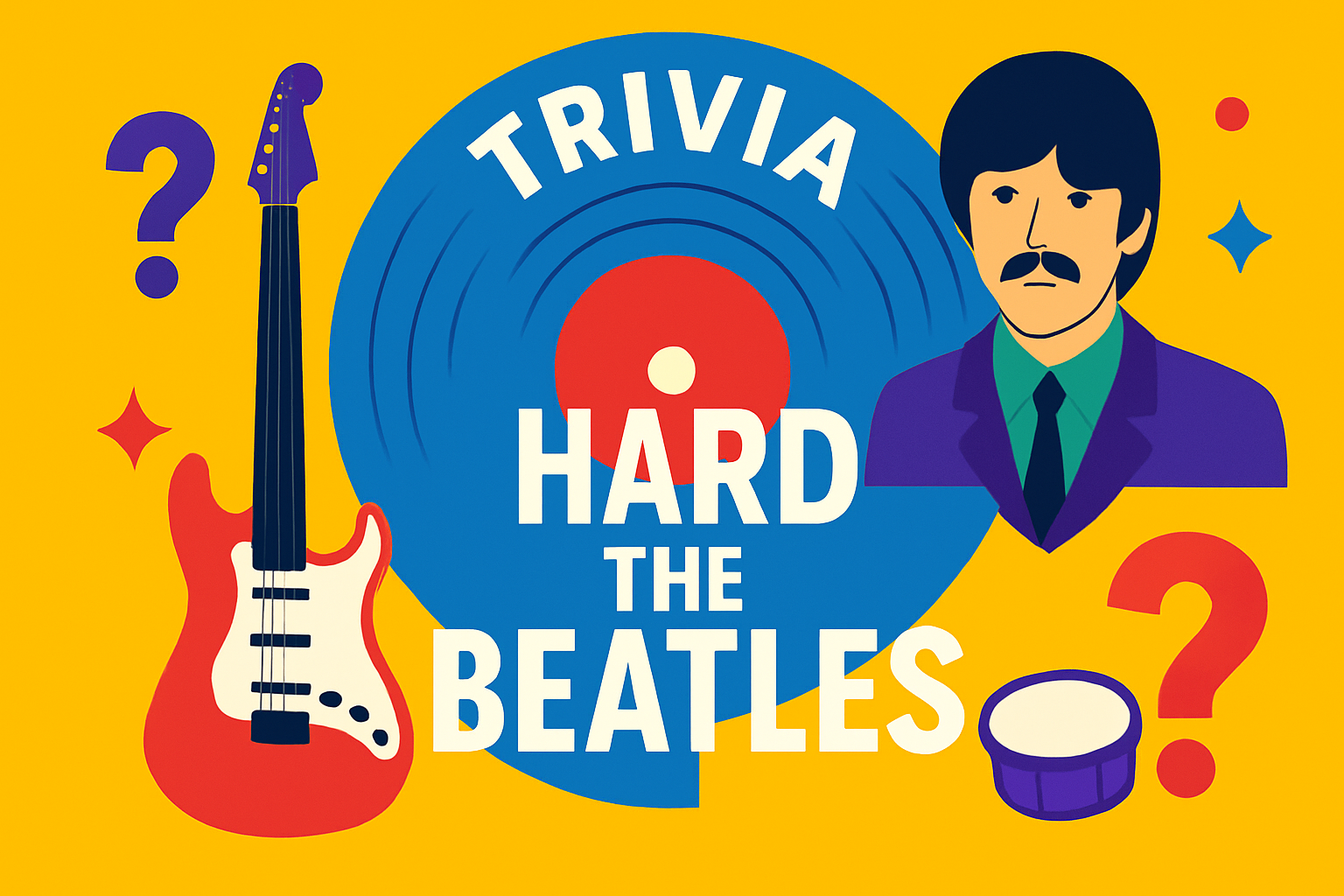 Hard The Beatles Trivia Quiz