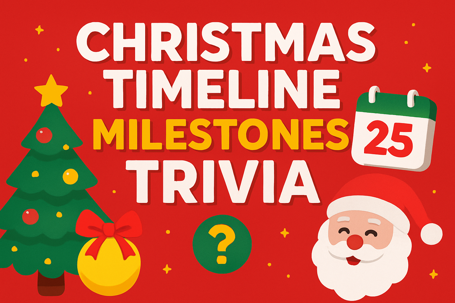 Christmas Timeline Milestones Trivia Trivia Quiz