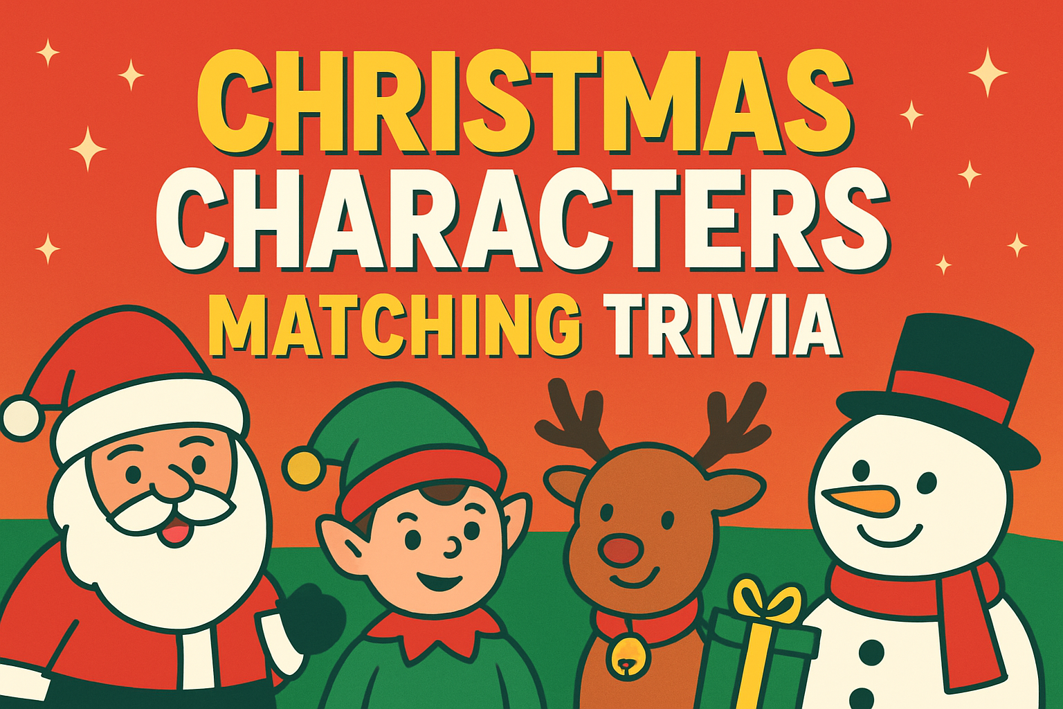 Christmas Characters Matching Trivia Trivia Quiz
