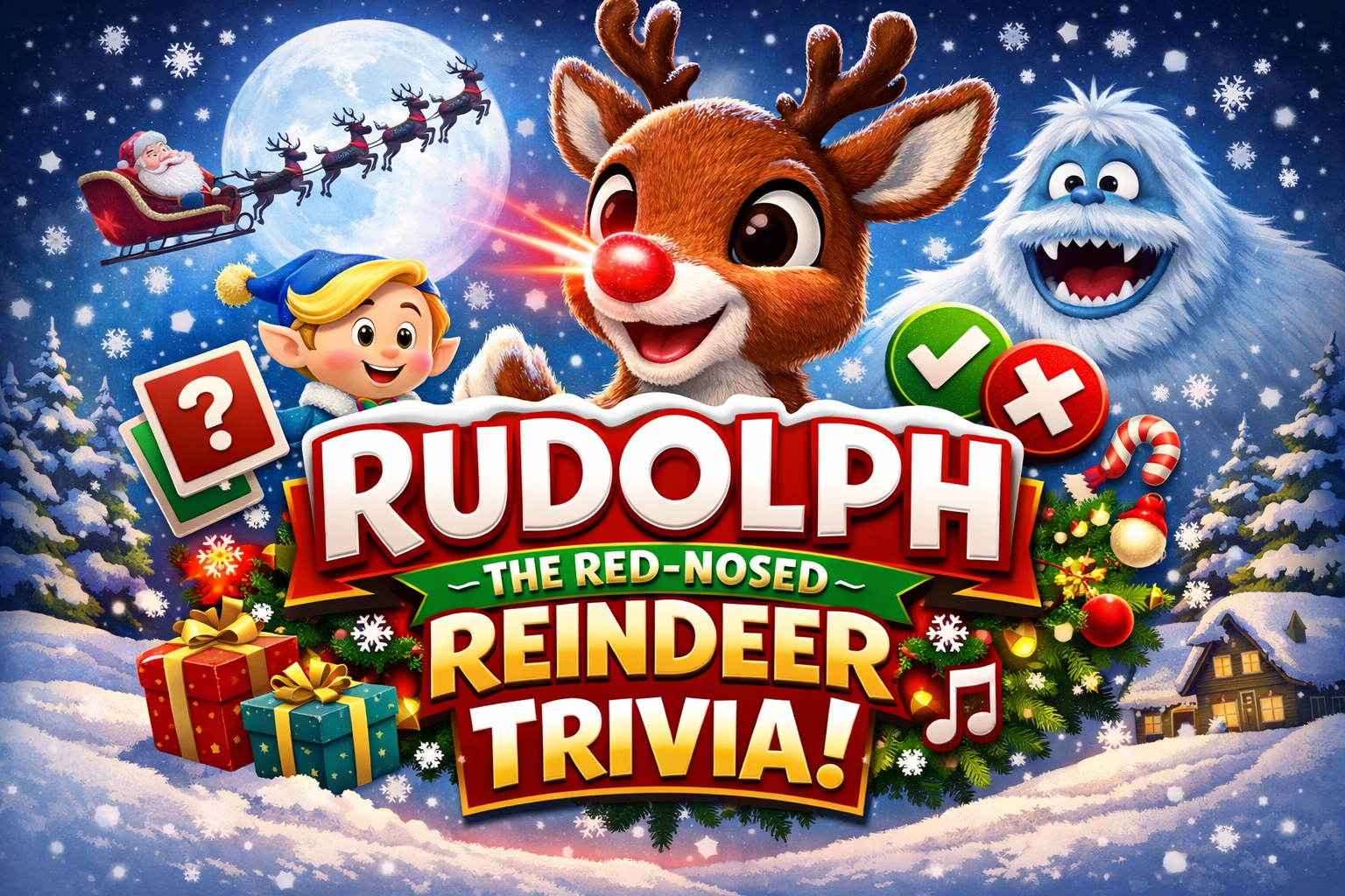Rudolph the Red-Nosed Reindeer Trivia Quiz