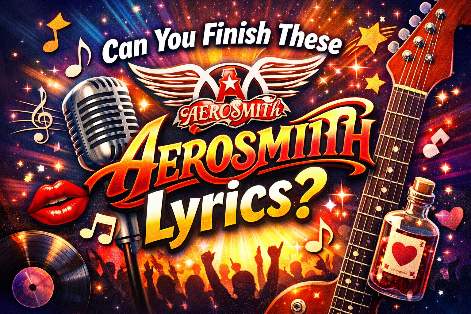 Can You Finish These Aerosmith Lyrics?